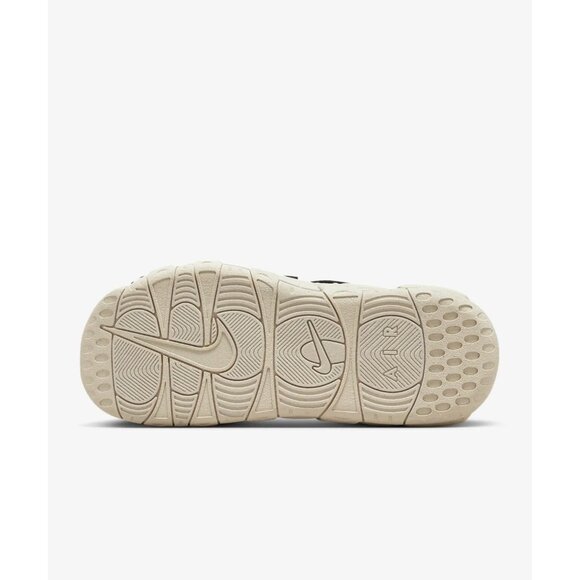 Nike Air More Uptempo Slide Sandals FB7799-001 Black Sanddrift Men's Size 9 - Picture 2 of 5